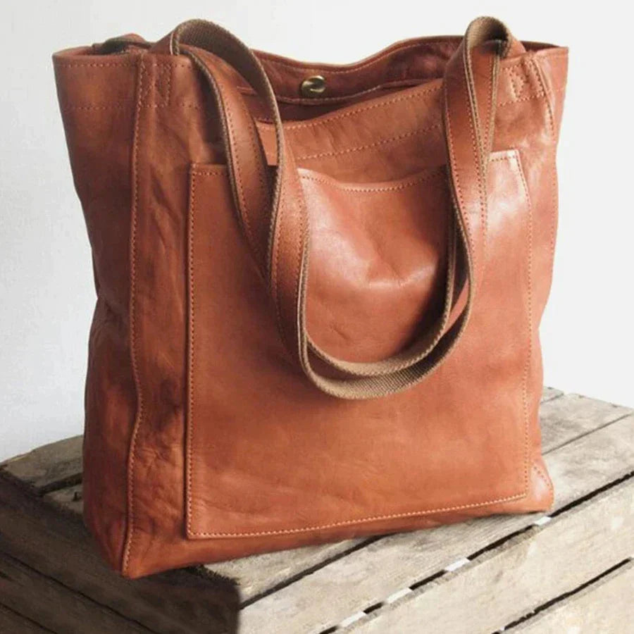 Womens Vintage Shoulder Bag Large Capacity Detachable Strap