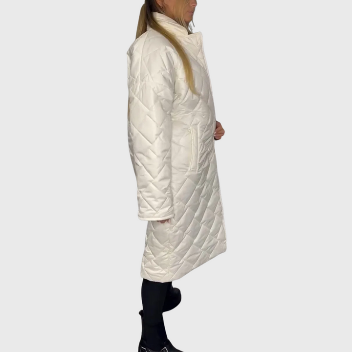 Womens Reversible Padded Winter Jacket Insulated Warm