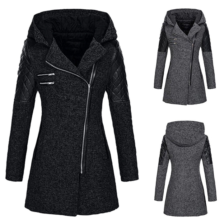 Womens Hooded Winter Coat Insulated Warm Fit