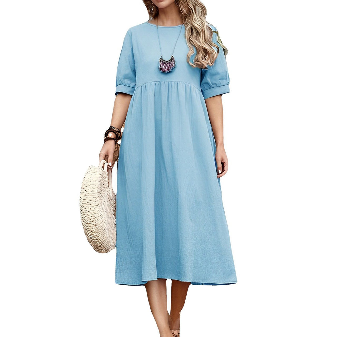 Womens Midi Sundress Floral Comfortable Fit