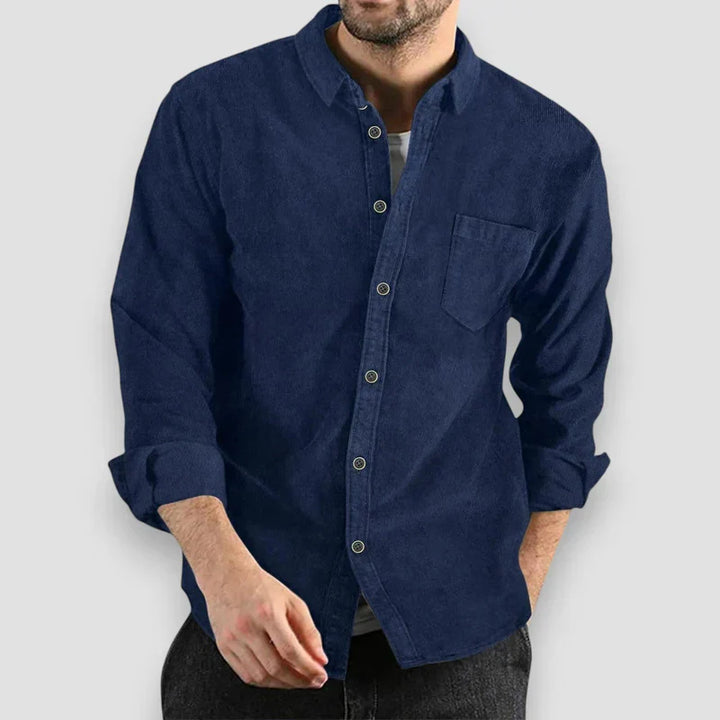 Mens Dress Shirt Classic British Style Regular Fit
