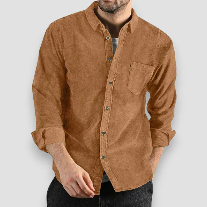 Mens Dress Shirt Classic British Style Regular Fit