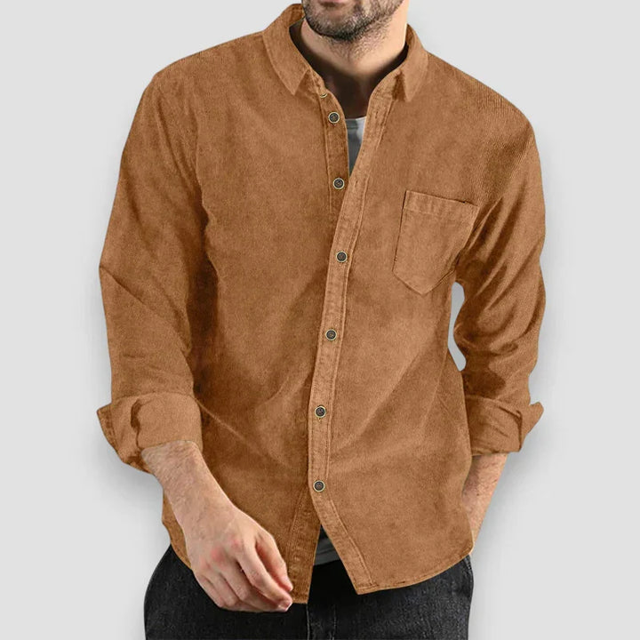 Mens Dress Shirt Classic British Style Regular Fit