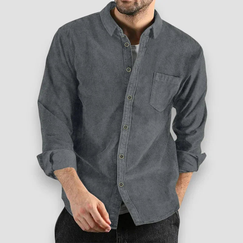 Mens Dress Shirt Classic British Style Regular Fit