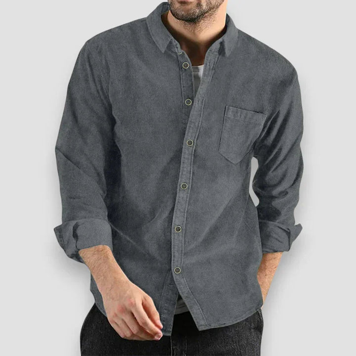 Mens Dress Shirt Classic British Style Regular Fit