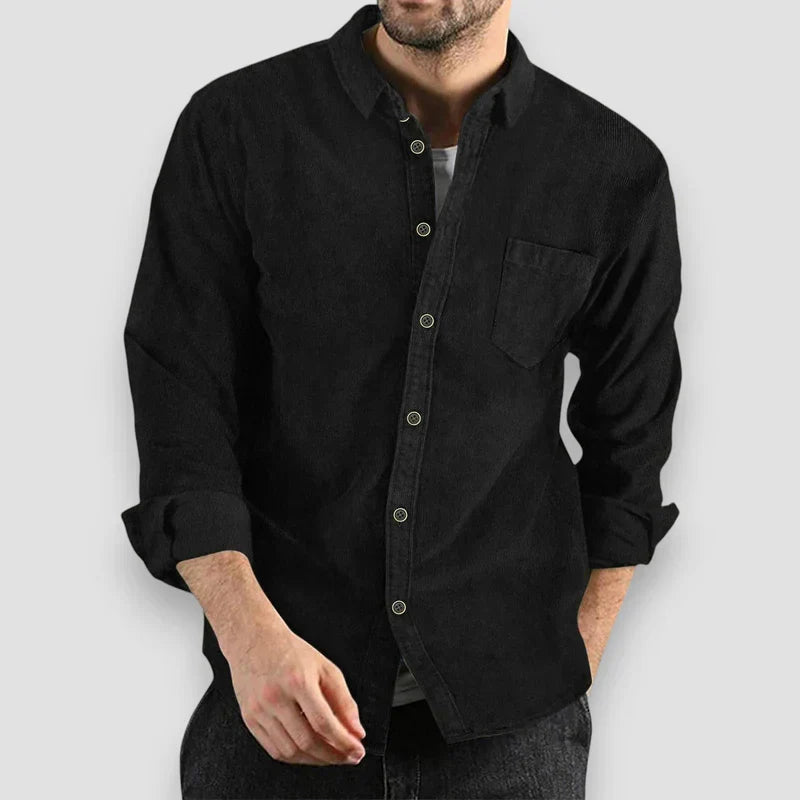 Mens Dress Shirt Classic British Style Regular Fit