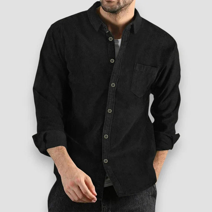 Mens Dress Shirt Classic British Style Regular Fit