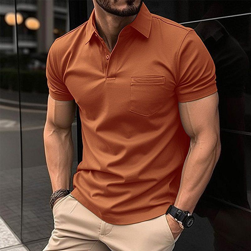 Mens Polo Shirt Classic Casual Fit