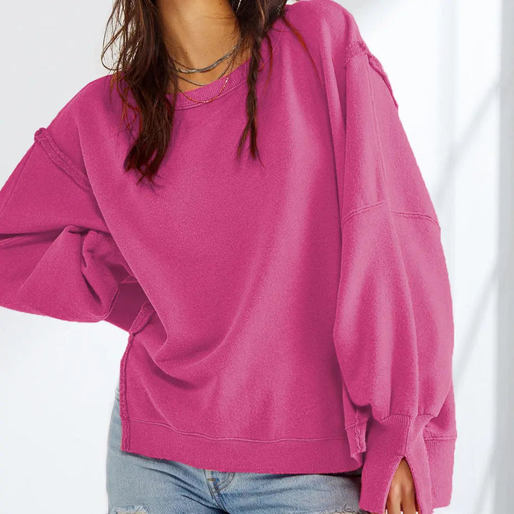 Unisex Oversized Sweatshirt Cotton Casual Fit