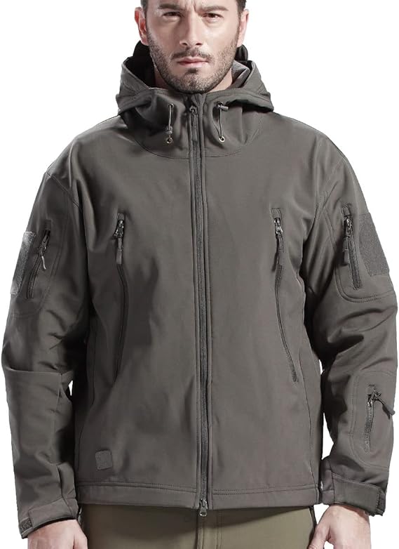 Mens Tactical Outdoor Waterproof Jacket and Pants Set