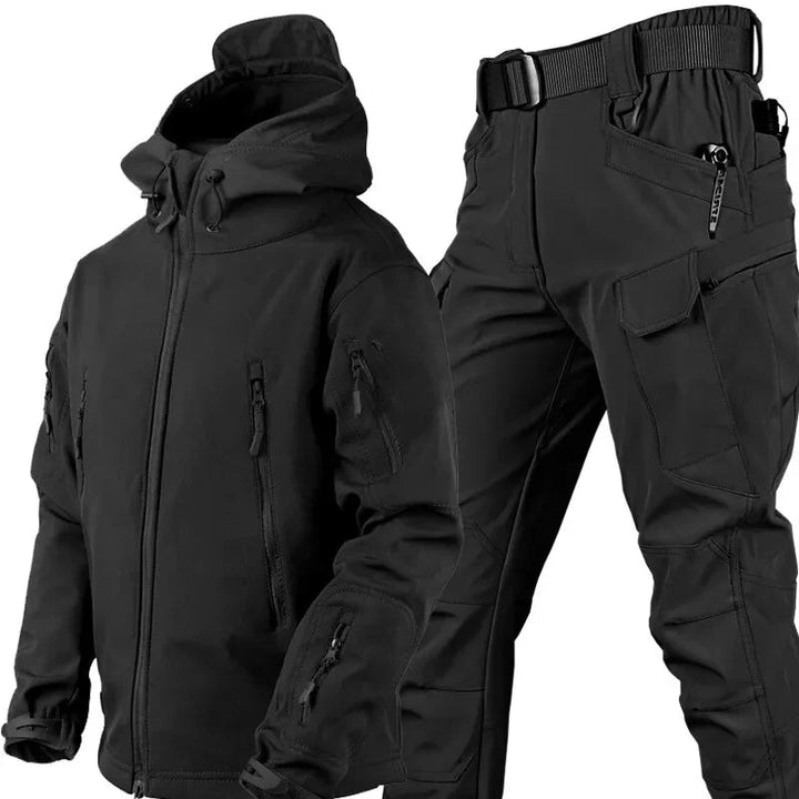 Mens Tactical Outdoor Waterproof Jacket and Pants Set