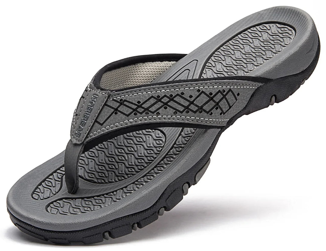 Mens Flip Flops Waterproof Breathable Summer Beach Shoes