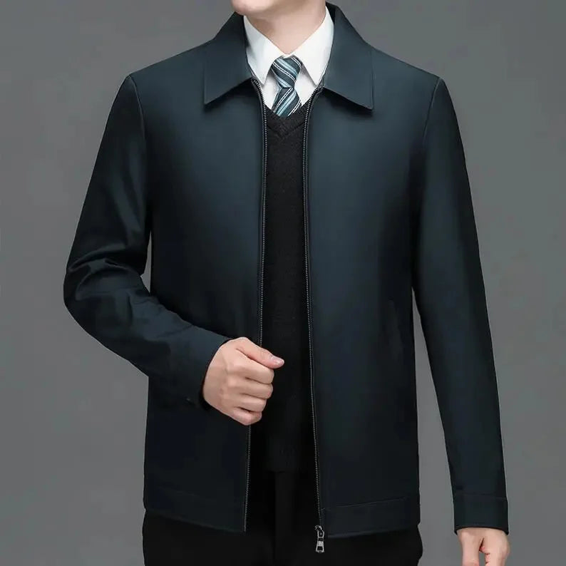 Mens Winter Jacket Polyester Padded Insulated