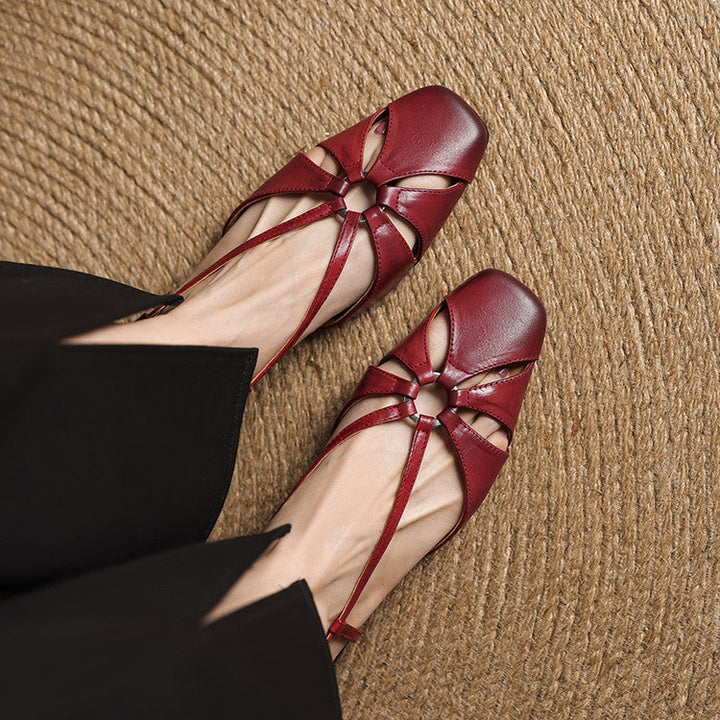 Womens Genuine Leather Sandals Comfortable Fit - BritishMode
