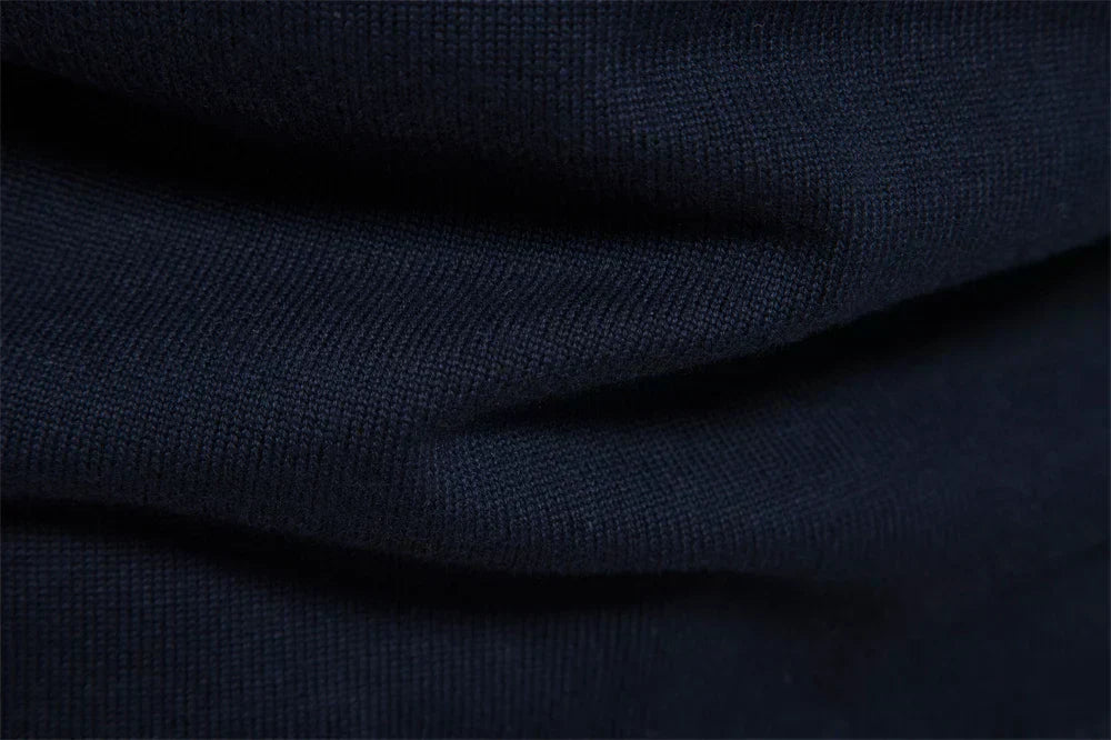 Mens Quarter-Zip Sweater Knit Regular Fit