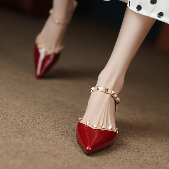 Womens Heeled Shoes Elegant Design
