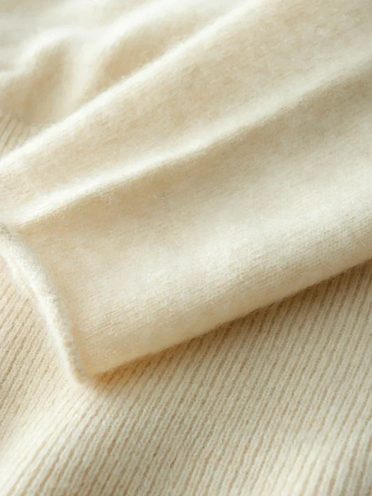Womens Cashmere Wrap Sweater Soft Knit Crossover Style