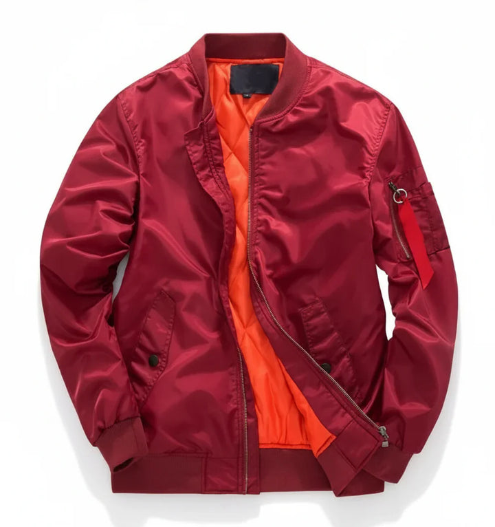 Mens Bomber Jacket Classic Flight Style
