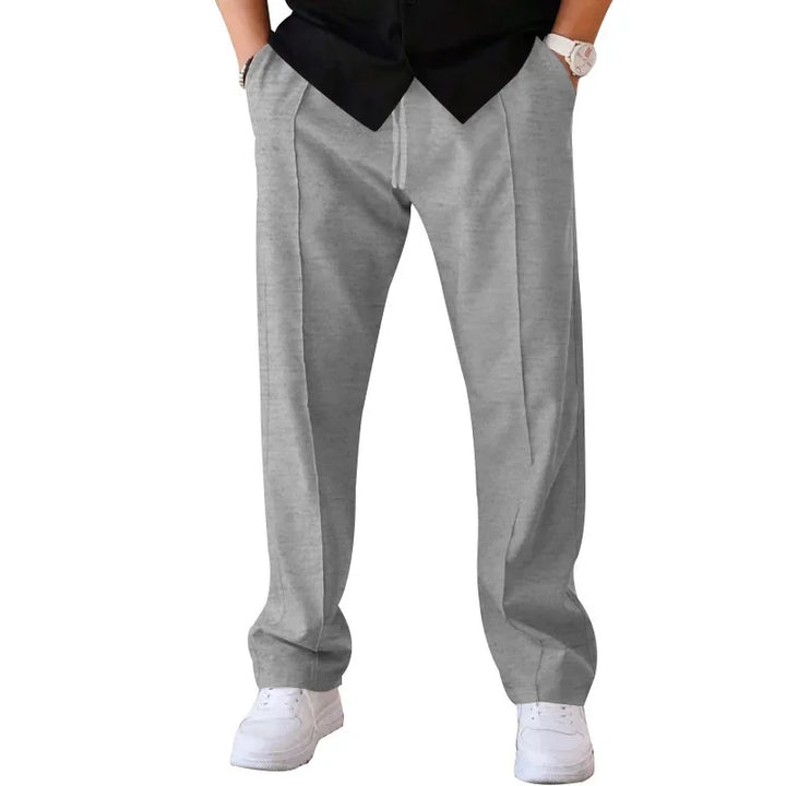 Womens Straight Leg Pants with Elastic Waist Comfortable Fit