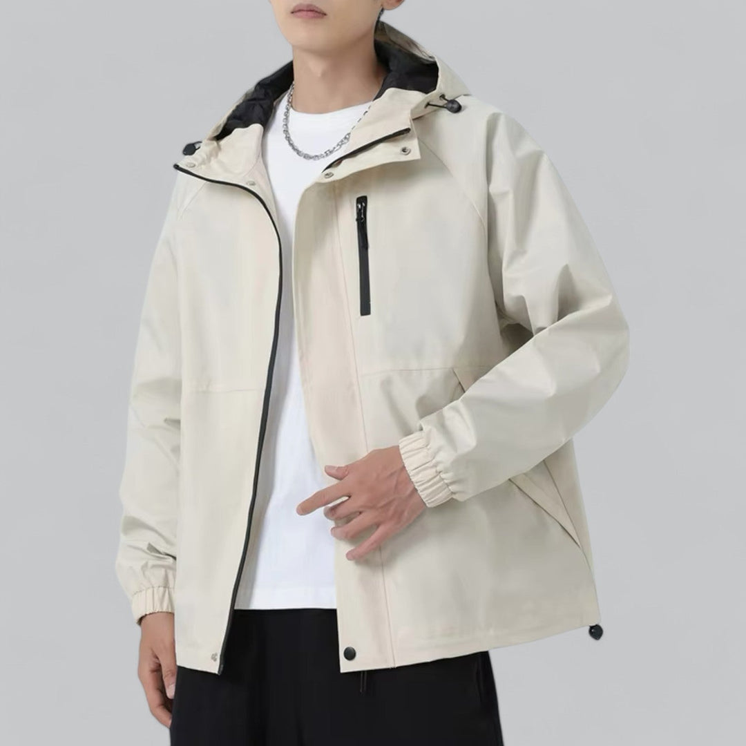 Mens Windbreaker Jacket Weather-Resistant Relaxed Fit