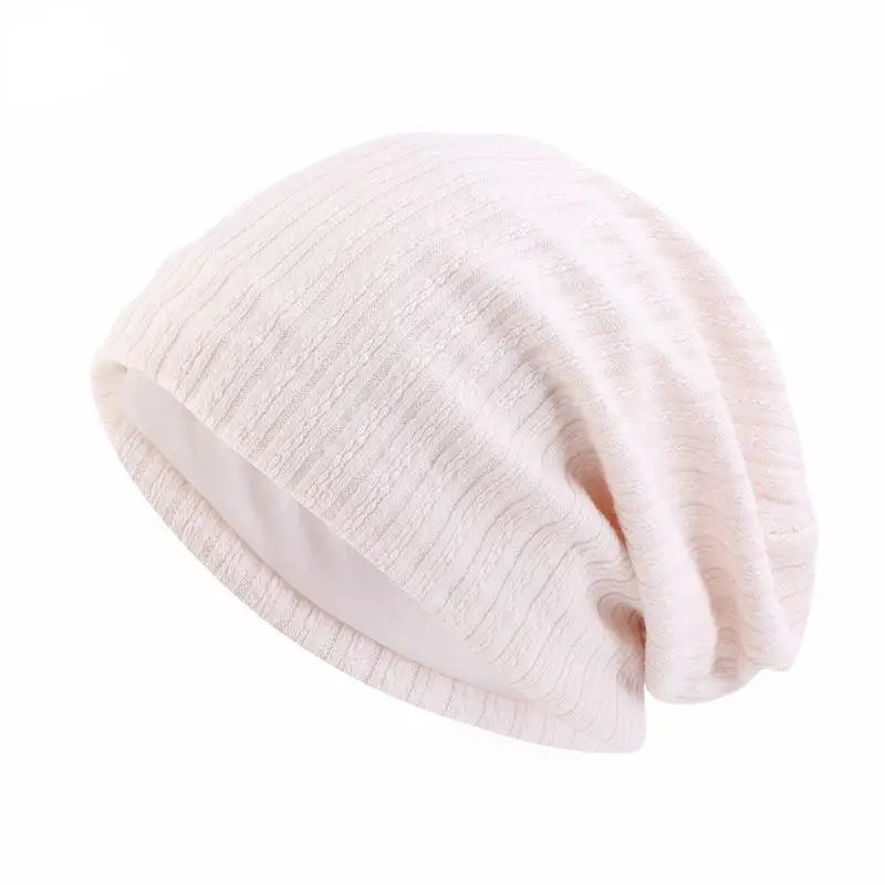 Unisex Cable Knit Beanie Thick Warm Fit