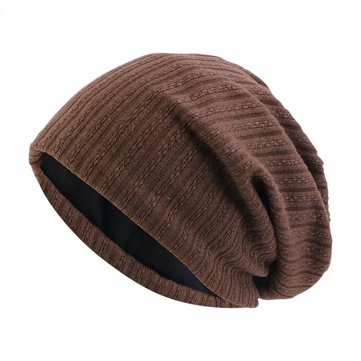 Unisex Cable Knit Beanie Thick Warm Fit