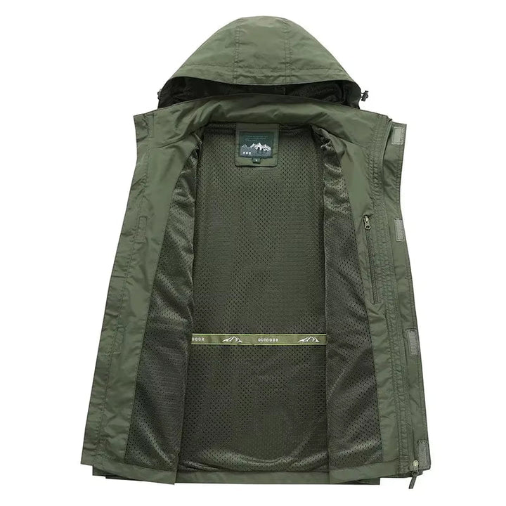 Unisex Waterproof Parka Jacket Durable Weatherproof Design