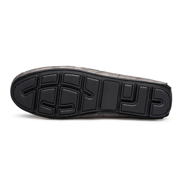 Mens Loafers Genuine Leather Slip-On