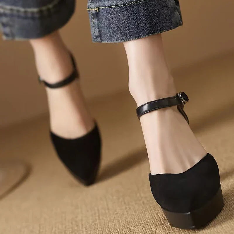 Womens Heeled Shoes Classic Style