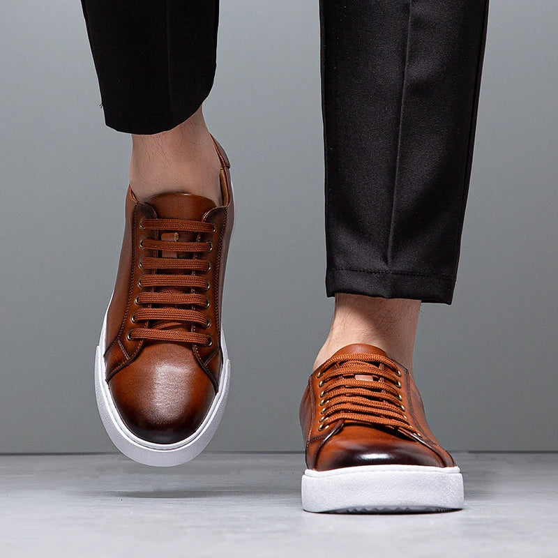 Mens Leather Dress Shoes Classic Fit