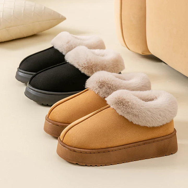 Unisex Indoor Slippers Fuzzy Warm Cozy Fit - BritishMode
