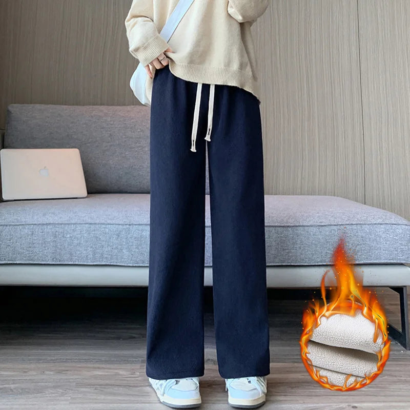 Womens Jogger Pants Thick Fleece Lined Warm Fit