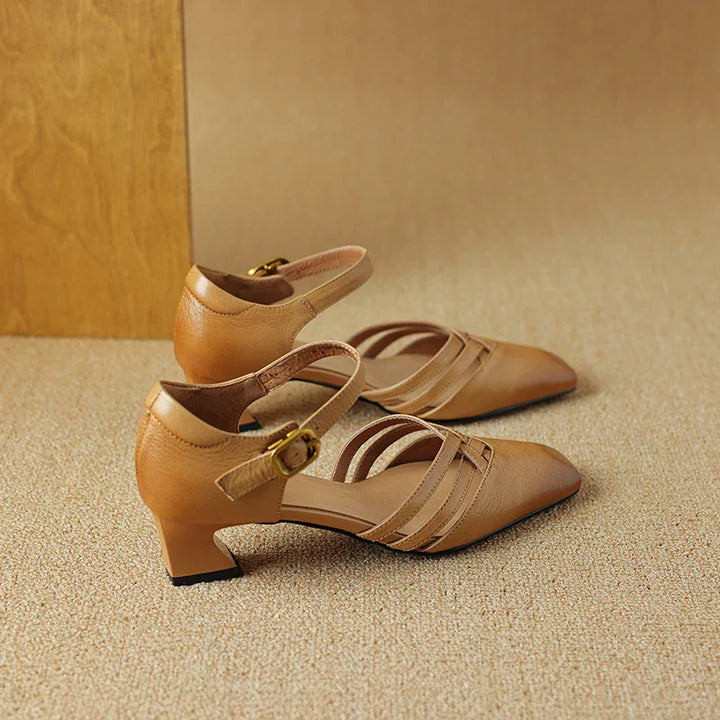 Womens Heels Genuine Leather Classic Fit