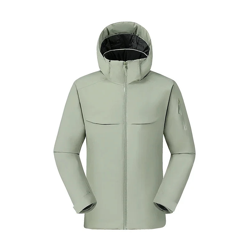 Unisex Casual Softshell Jacket with Hood