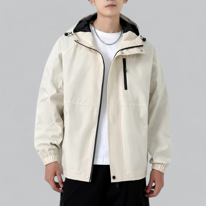 Mens Windbreaker Jacket Weather-Resistant Relaxed Fit