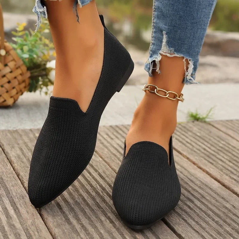 Womens Flats Comfortable Slip-On Shoes