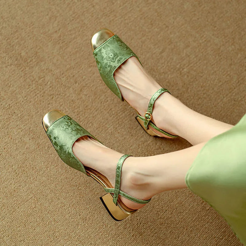 Womens Slingback Shoes with Adjustable Strap