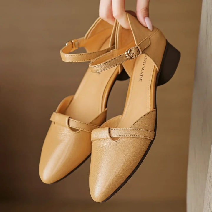Womens Heels Genuine Leather Classic Fit