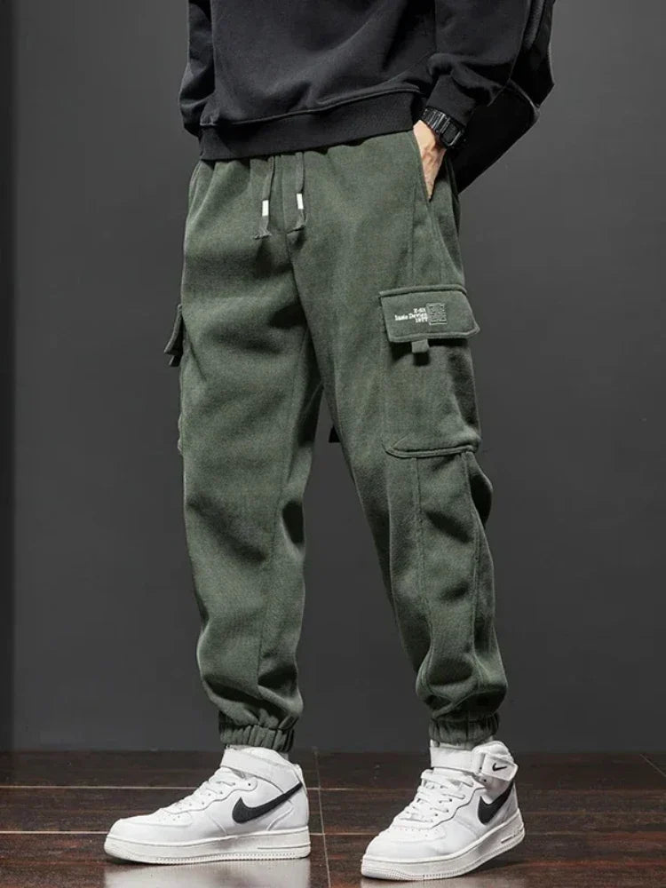 Mens Casual Pants Comfortable Fit Straight Leg - BritishMode