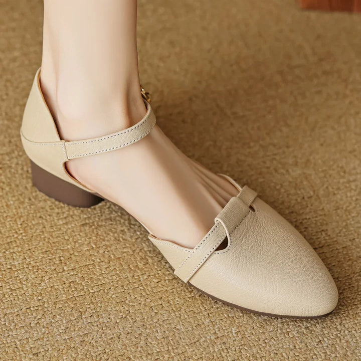 Womens Heels Genuine Leather Classic Fit