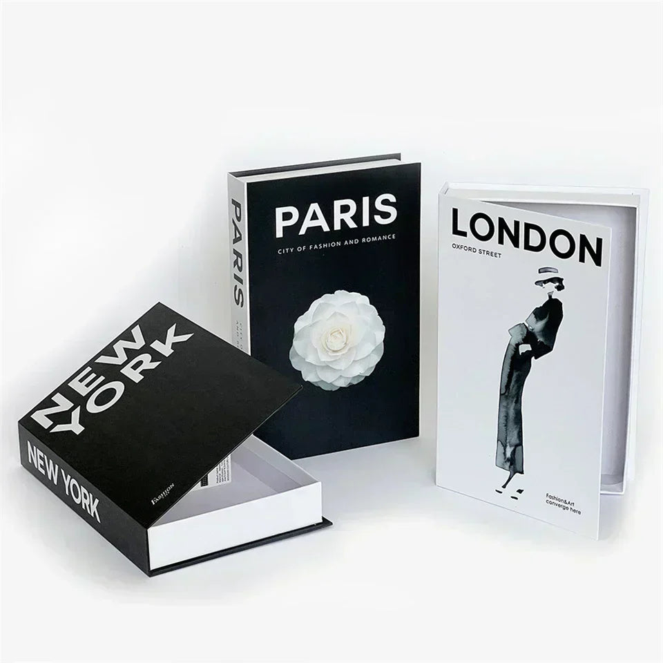 Decorative Book Set Vintage Style - BritishMode