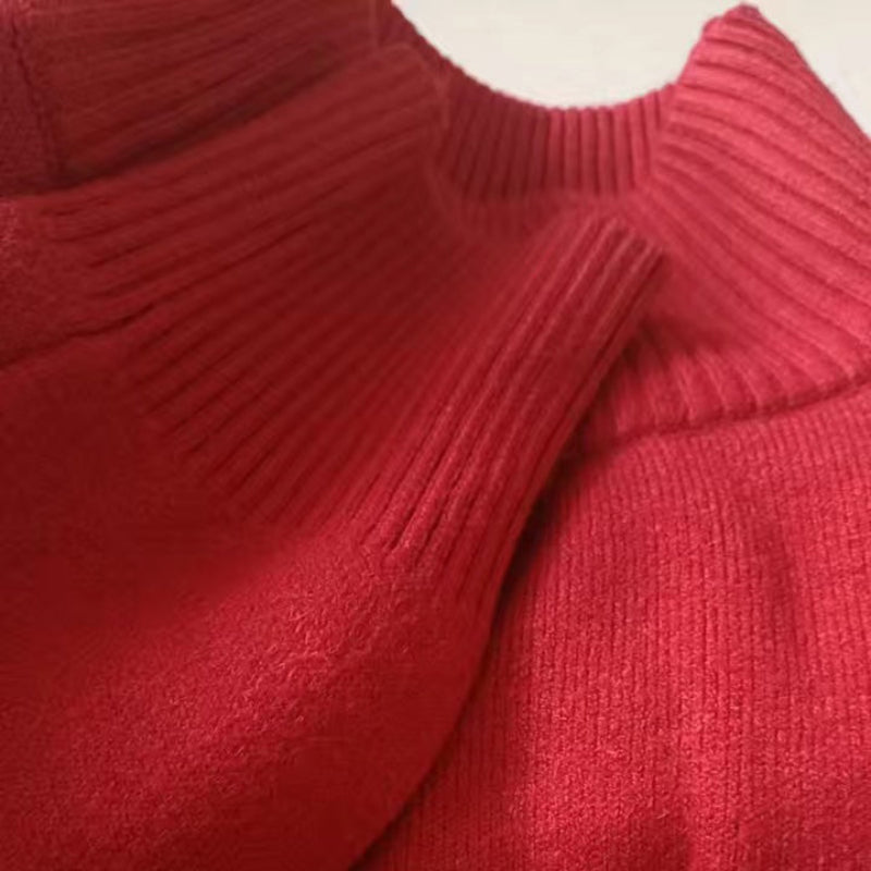 Womens Knit Sweater Soft Cozy Winter Fit