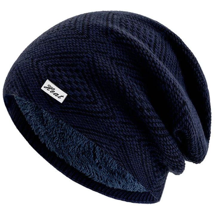 Womens Cable Knit Slouch Beanie Warm Fit
