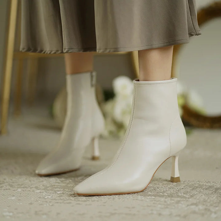 Womens Ankle Boots Leather Classic Fit
