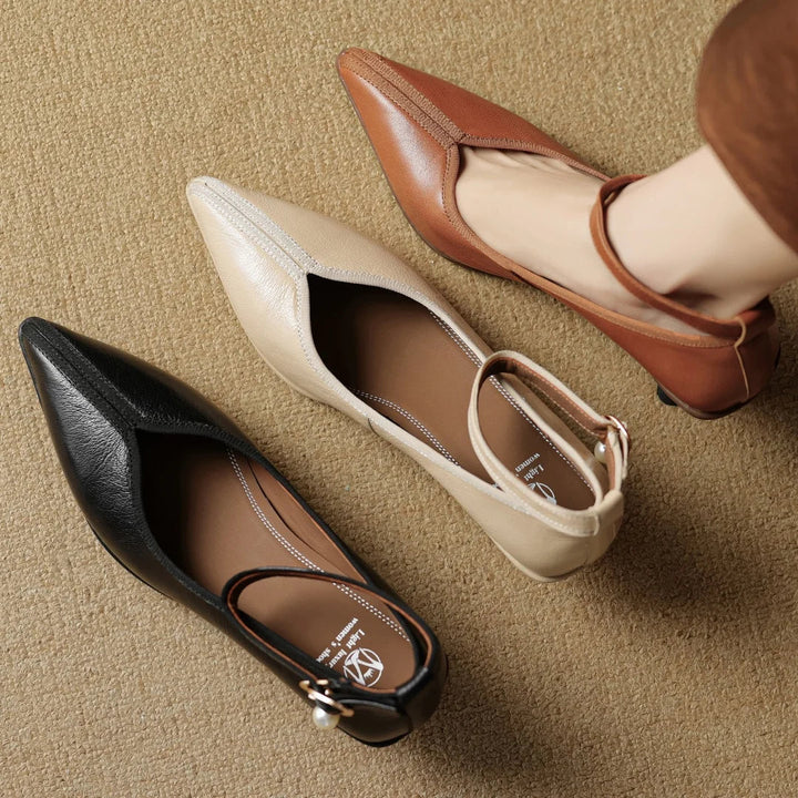 Womens Heels Genuine Leather Classic Fit