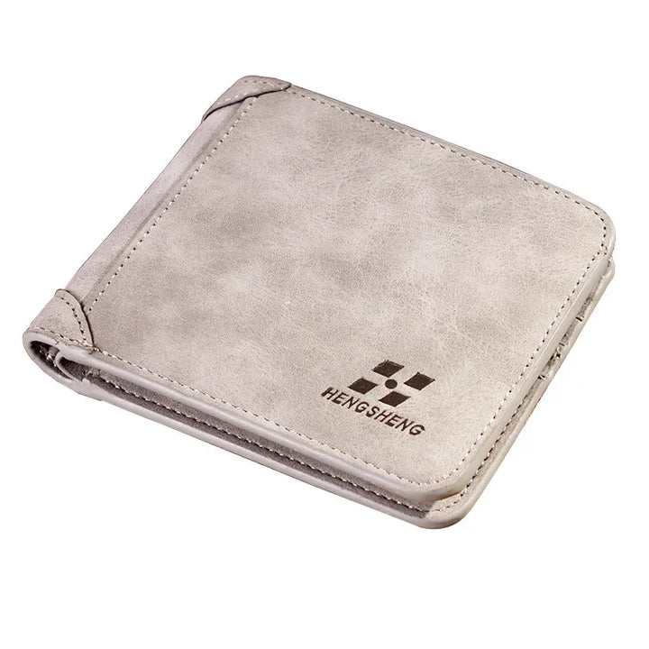 Mens Leather Money Wallet Classic Style