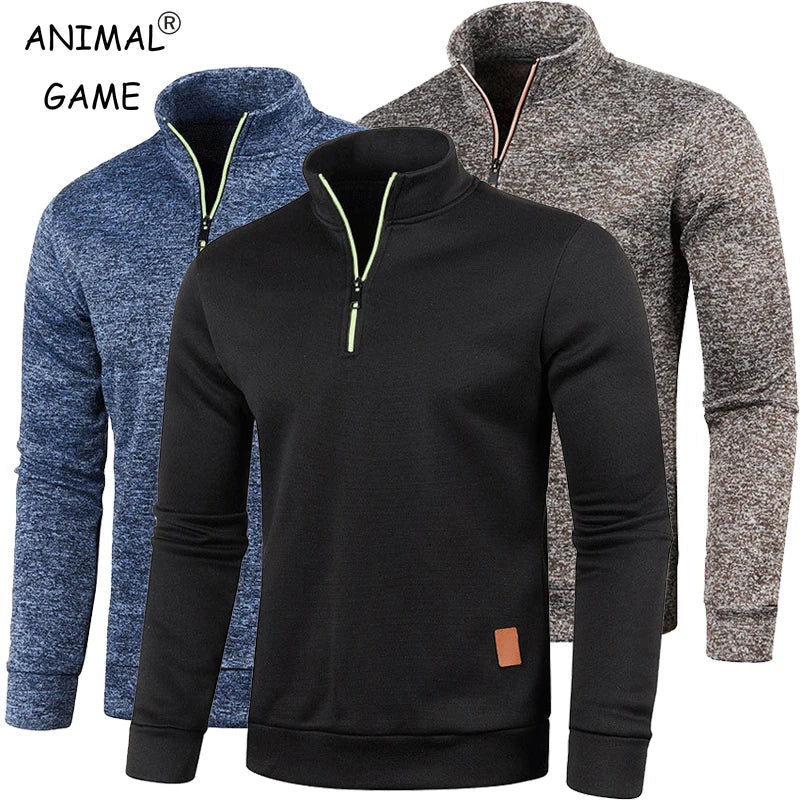 Mens Fleece Pullover Jacket Warm Fit - BritishMode