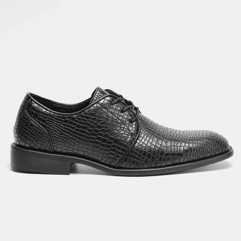 Mens Leather Oxford Dress Shoes