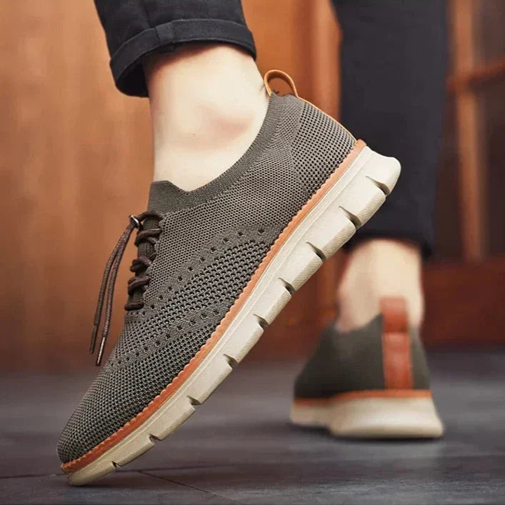 Unisex Sneakers Casual Lace-Up Design