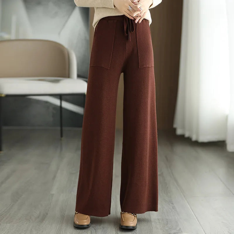 Mens Jogger Pants Wool Comfortable Fit